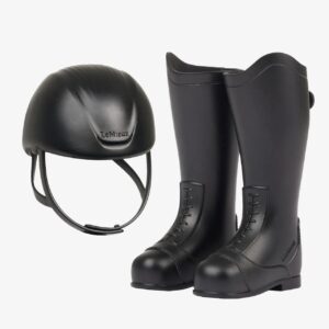 LeMieux Toy Rider Boots & Helmet Black
