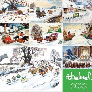 Thelwell 8 Amusingly British Christmas Cards