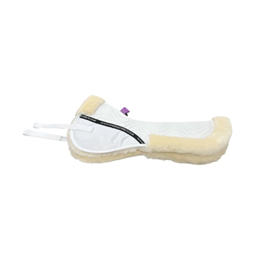 KM Elite Teddy Soft Half Pad White/Natural