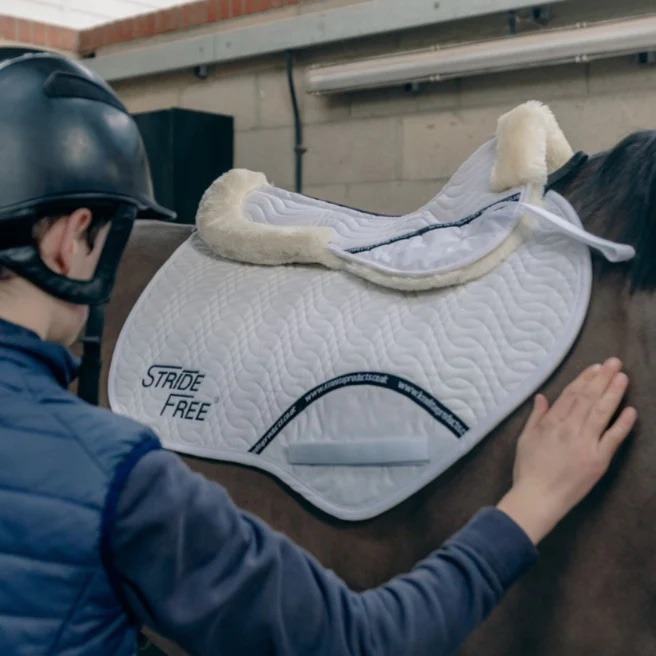 KM Elite Teddy Soft Half Pad White/Natural - Image 2