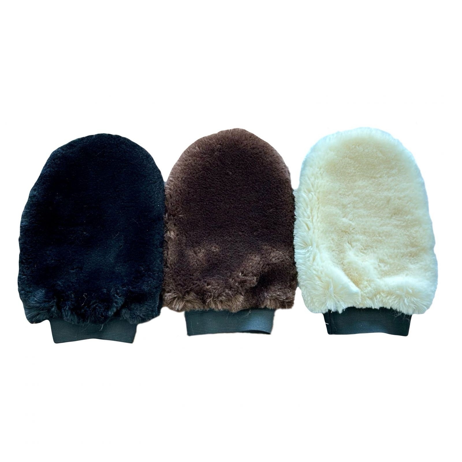 KM Elite Teddy Soft Grooming Mitt