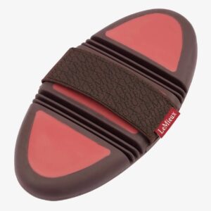 LeMieux Flexi Massage Brush Cranberry