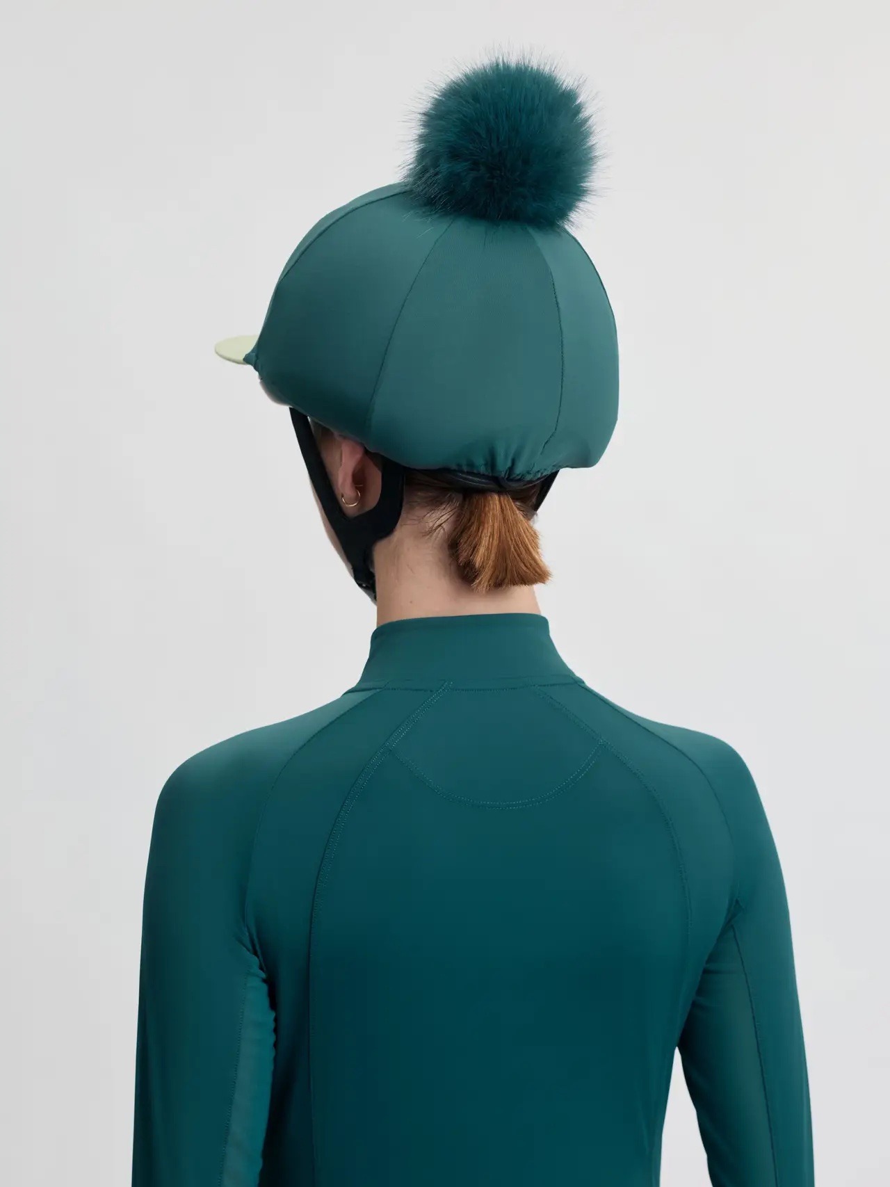 LeMieux Classique Pom Hat Silk Jungle - Image 2