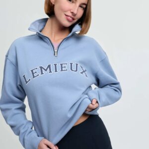 LeMieux Kelsie Quarter Neck Sweat Powder Blue