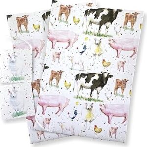 Farm Animal Wrapping Paper