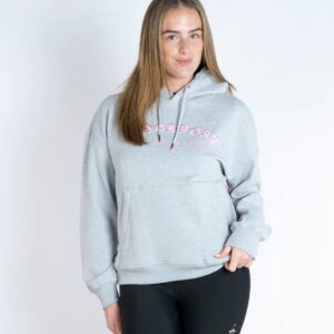 Blackfort Equestrian Grace Light Grey & Pink Hoodie