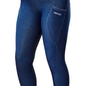 Firefoot Ellerton Sparkle Ladies Leggings- Navy