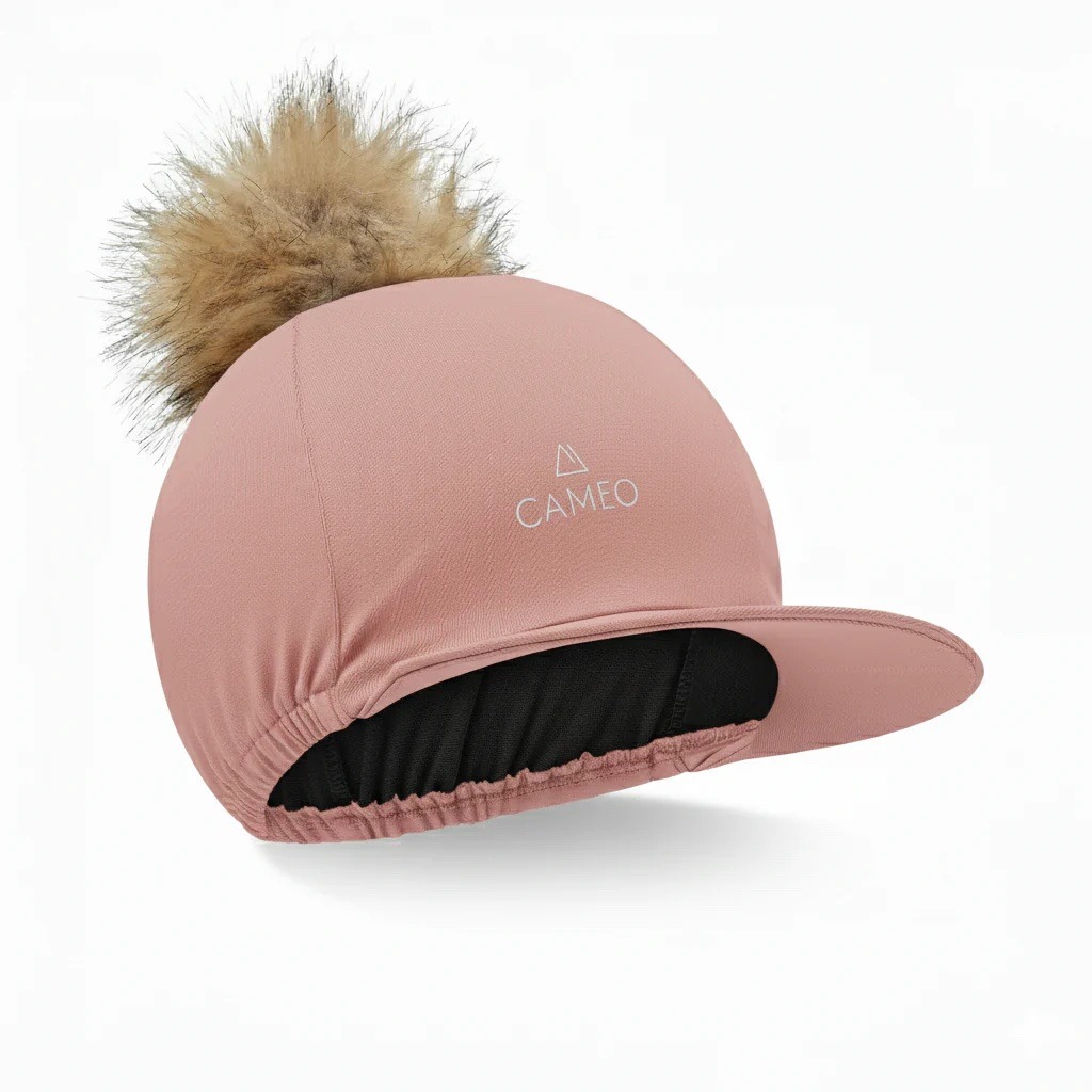 Cameo Hat Silk Dusky Pink