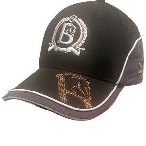 Bloomfields Sparkle Black, Grey & Rose Gold Baseball Cap