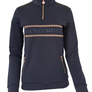 Bloomfields Kids Camille Crystal in Navy Quarter Zip Top