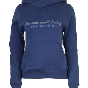 Bloomfields Kids Amelia Navy & Silver Rhinestones Cross Necked Hoodie