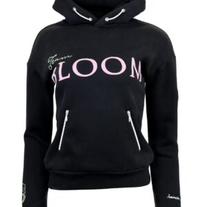 Bloomfields Kids Hoodie - Black & Pink Bubble - Lexi