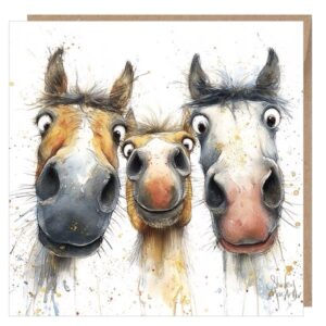 Elico Greeting Cards - Unsaddled