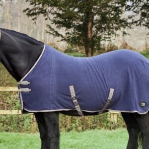 Firefoot Fleece Cooler Rug Navy/Silver