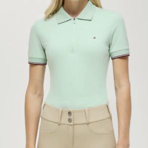 Tommy Hilfiger Anaheim Zip Polo BELAIR MINT