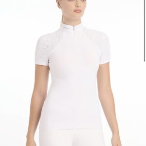 Le Mieux Olivia Short Sleeve Show Shirt WHITE