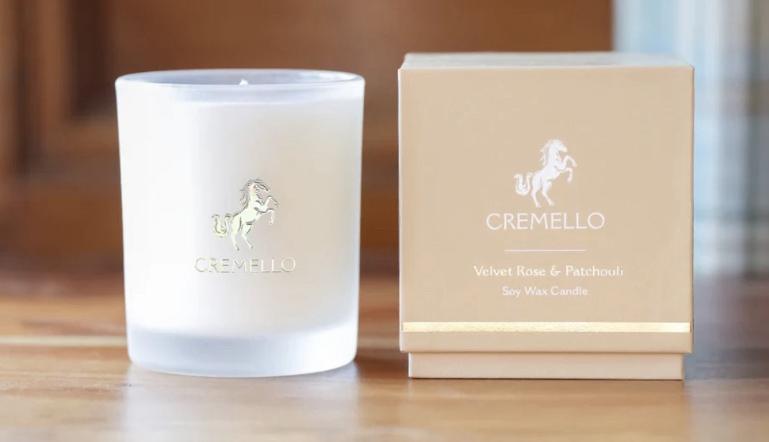 Cremello Candle Velvet Rose & Patchouli