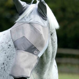 Premier Equine Buster Fly Mask Xtra Silver