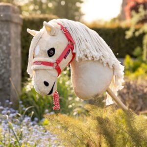 LeMieux Harlow Hobby Horse Headcollar & Leadrope Coral Crush