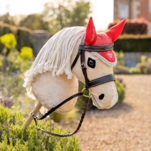 LeMieux Harlow Hobby Horse Fly Hood Coral Crush