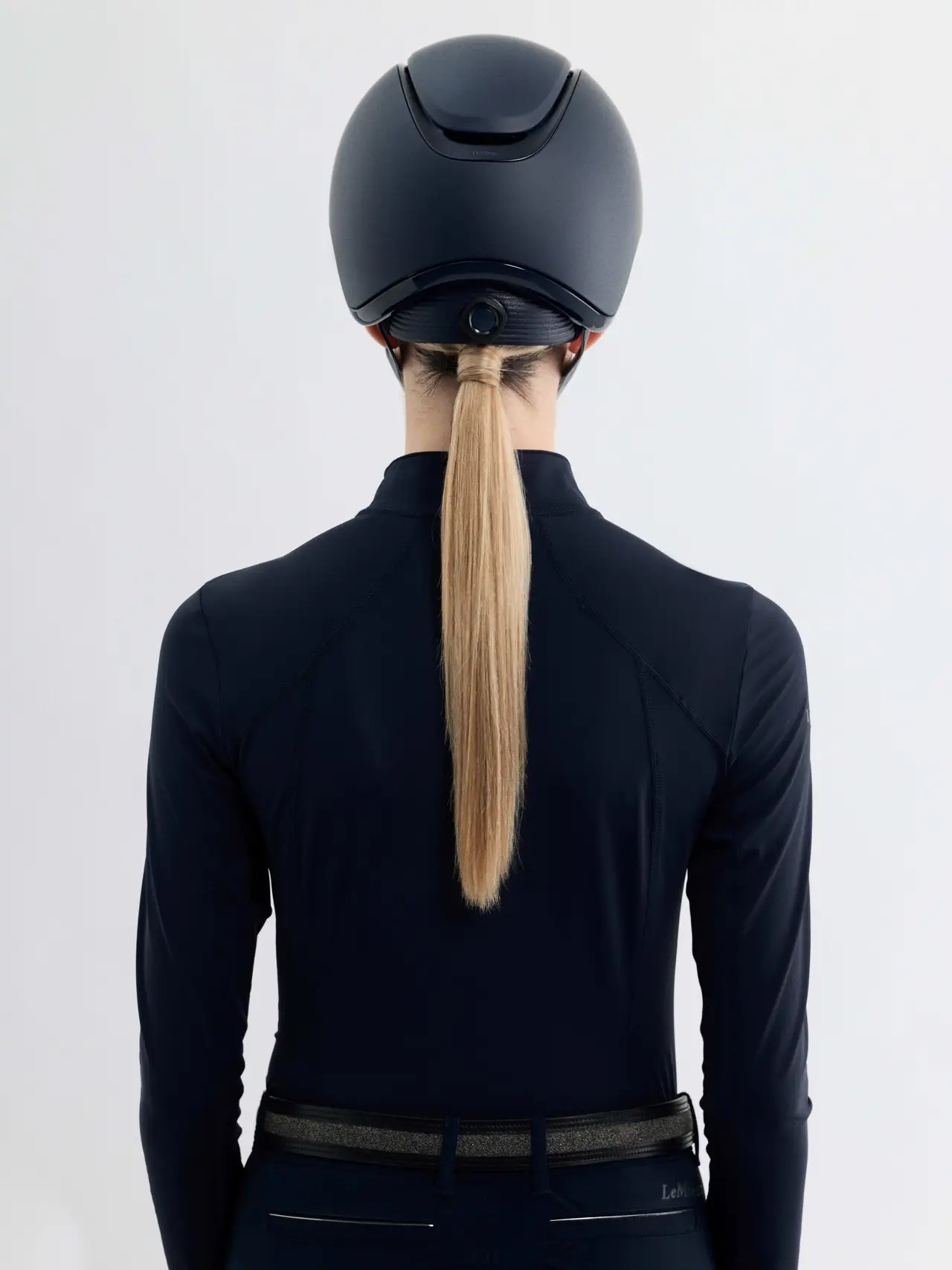 LeMieux Verv Competition Helmet - Matte Navy - Image 3