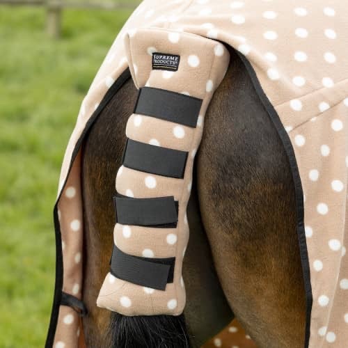 Supreme Products Dotty Fleece Tail Guard Luxurious Latte