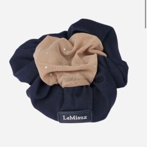 Lemieux Scrunchie with Crystal Hair Net Navy/Blonde