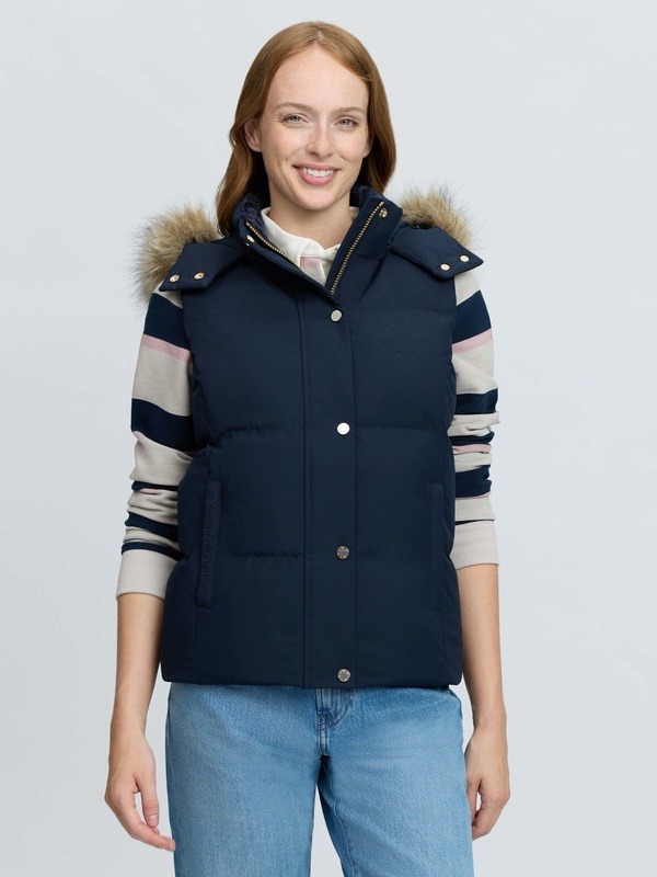 LeMieux Margot Hooded Gilet Navy - Image 3