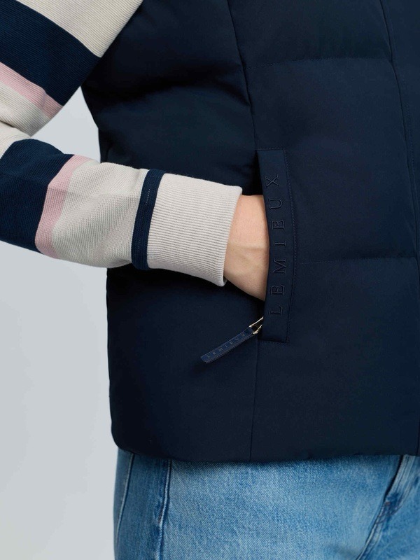 LeMieux Margot Hooded Gilet Navy - Image 5