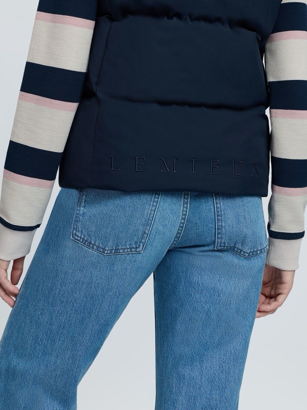 LeMieux Margot Hooded Gilet Navy - Image 4