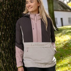 LeMieux Phoebe Half Zip Waterproof Anorak Wild Rose