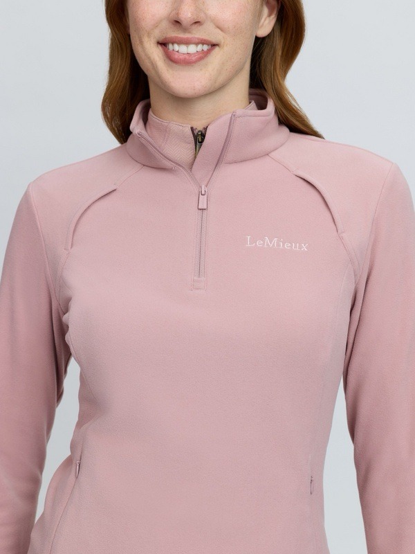 LeMieux Francis Quarter Zip Fleece Wild Rose - Image 3