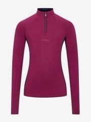 Lemieux Young Rider Classique Base Layer Blackberry