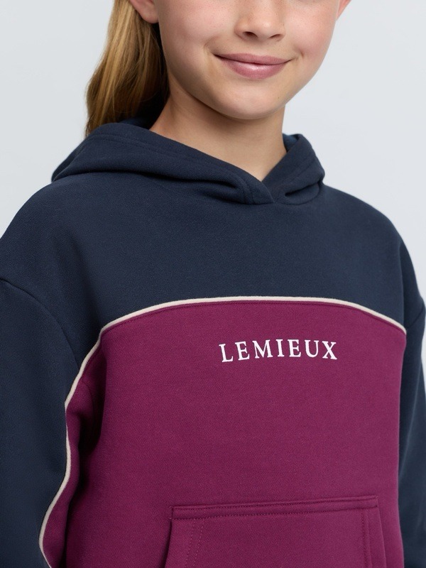 LeMieux Young Rider Sadie Hoodie Blackberry - Image 4
