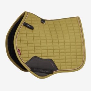LeMieux Suede Close Contact Square Saddle Pad Gooseberry