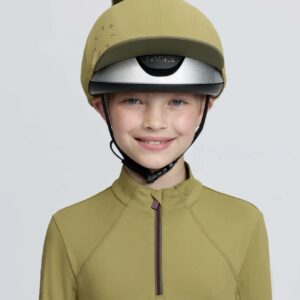 LeMieux Classique Pom Hat Silk Gooseberry