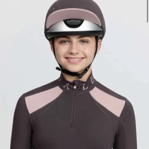 LeMieux Classique Pom Hat Silk Cocoa