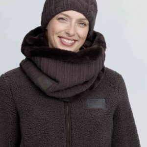 Lemieux Heritage Knitted Snood Cocoa