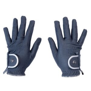 Blackfort Navy & Silver GripPro Elite Riding Glove