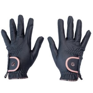 Blackfort Black & Rose Gold GripPro Elite Riding Glove