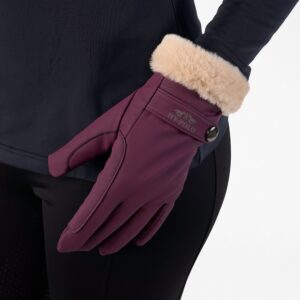 HV Polo Ladies Garnet Gloves - Wine