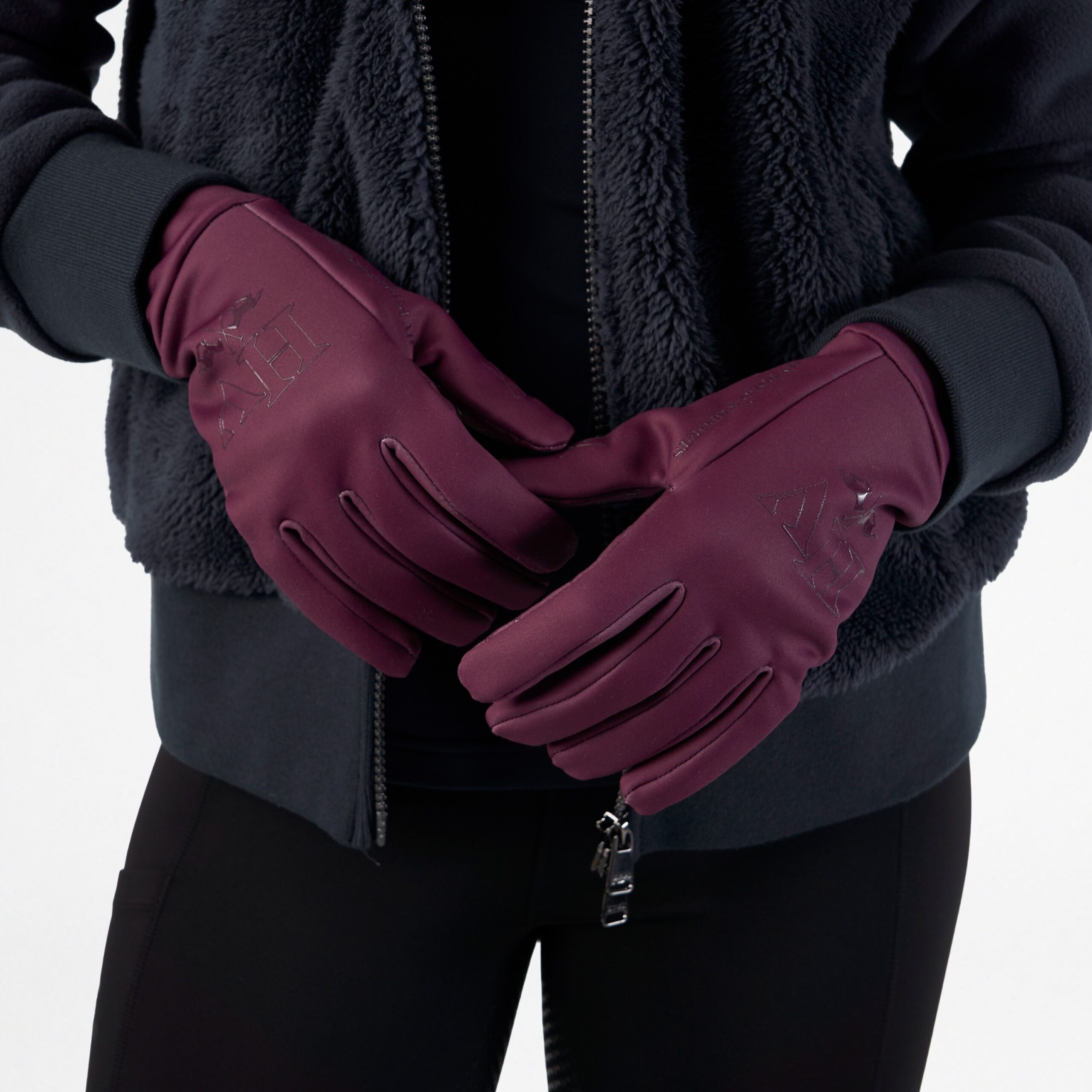 HV Polo Winter Gloves Wine - Image 2